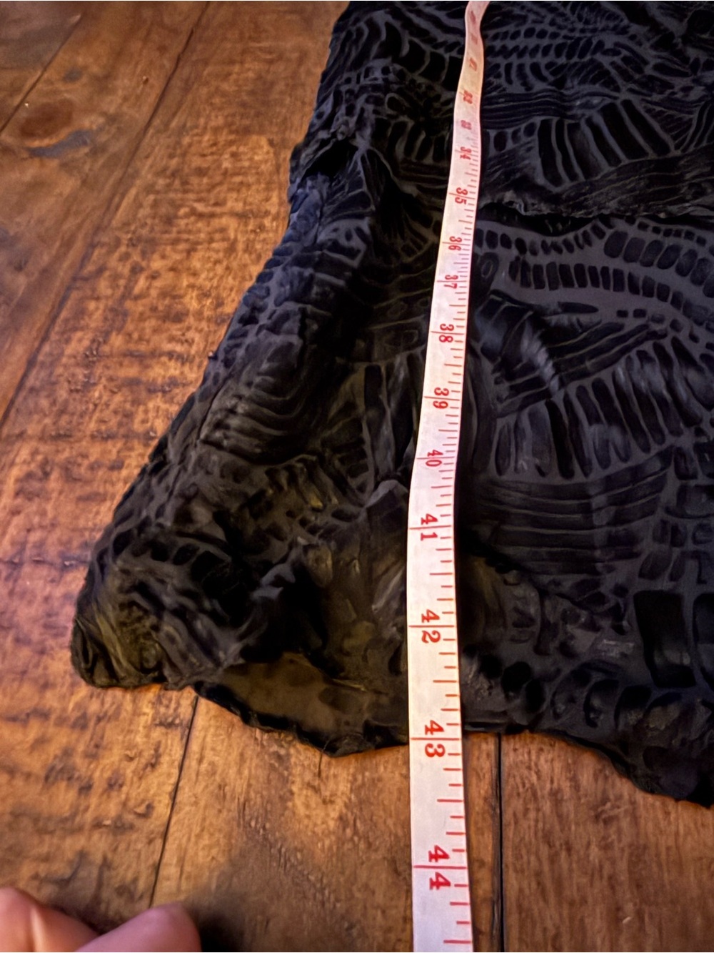 Sz M Black Simply Silk Sleeveless Midi Layered Dress with Textured Pattern - Picture 5 of 5